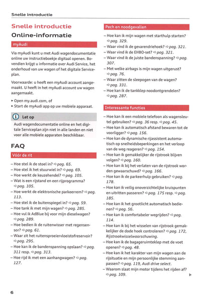 2018-2023 Audi Q8 Gebruikershandleiding | Nederlands