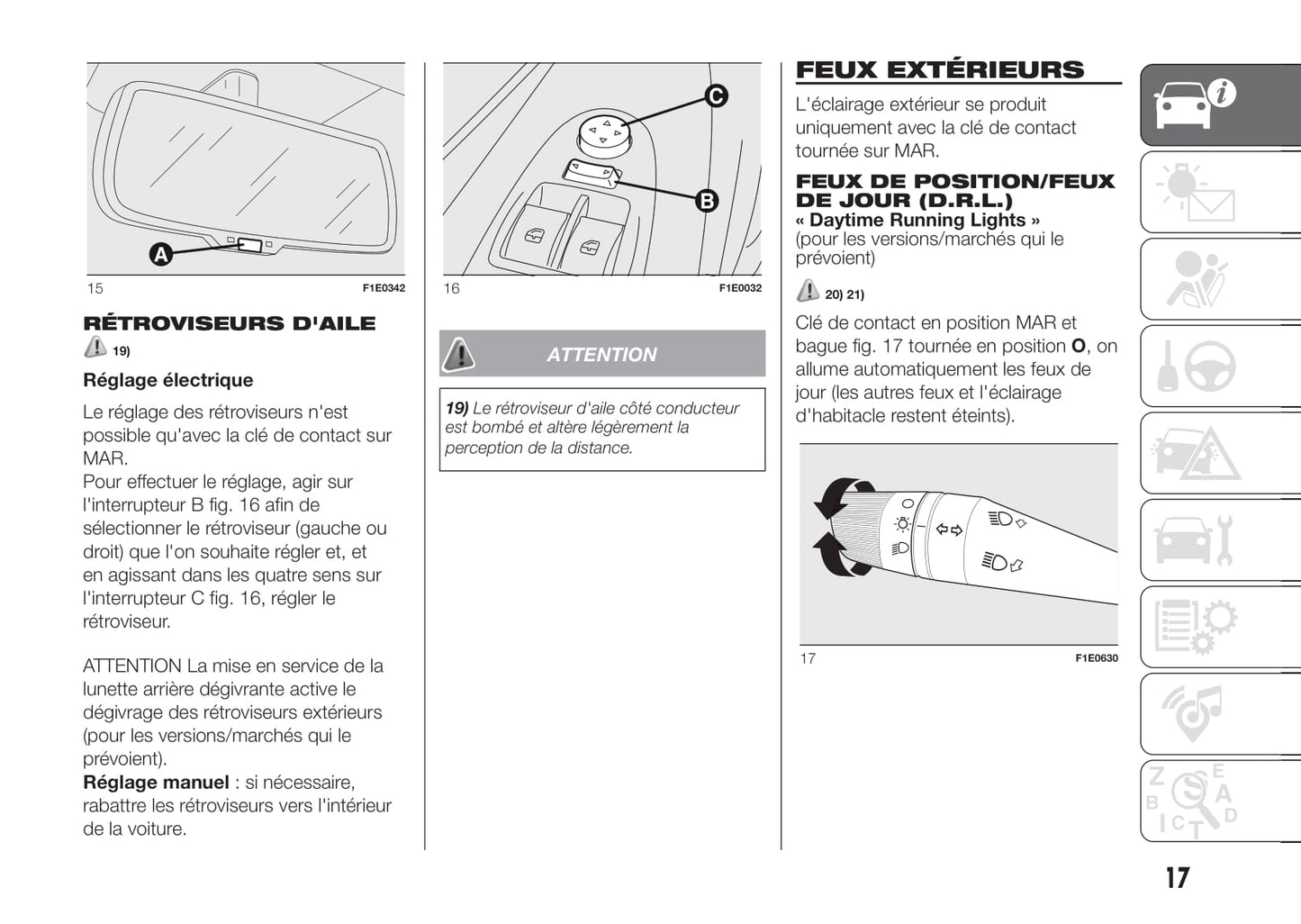 2016-2017 Fiat Punto Owner's Manual | French