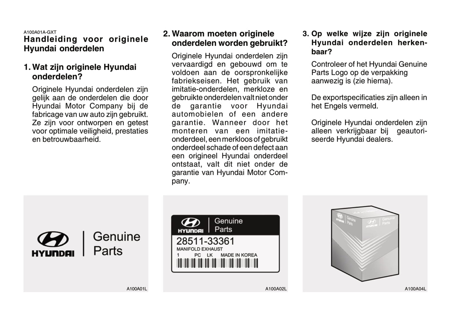 2006-2007 Hyundai Matrix Gebruikershandleiding | Nederlands