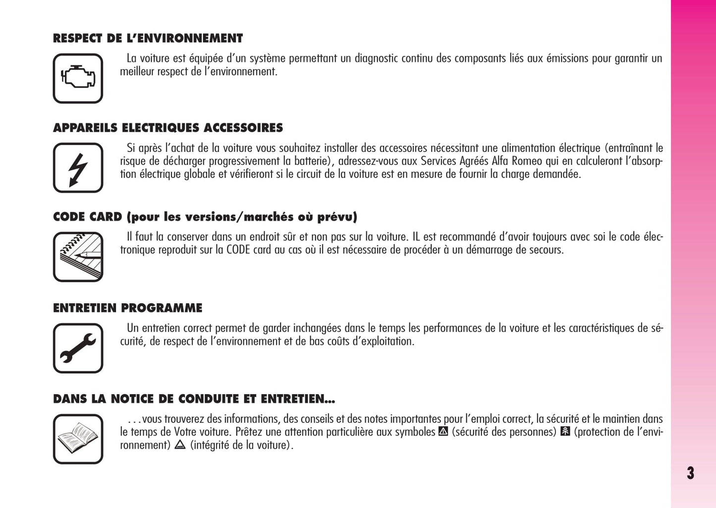 2007-2011 Alfa Romeo GT Gebruikershandleiding | Frans