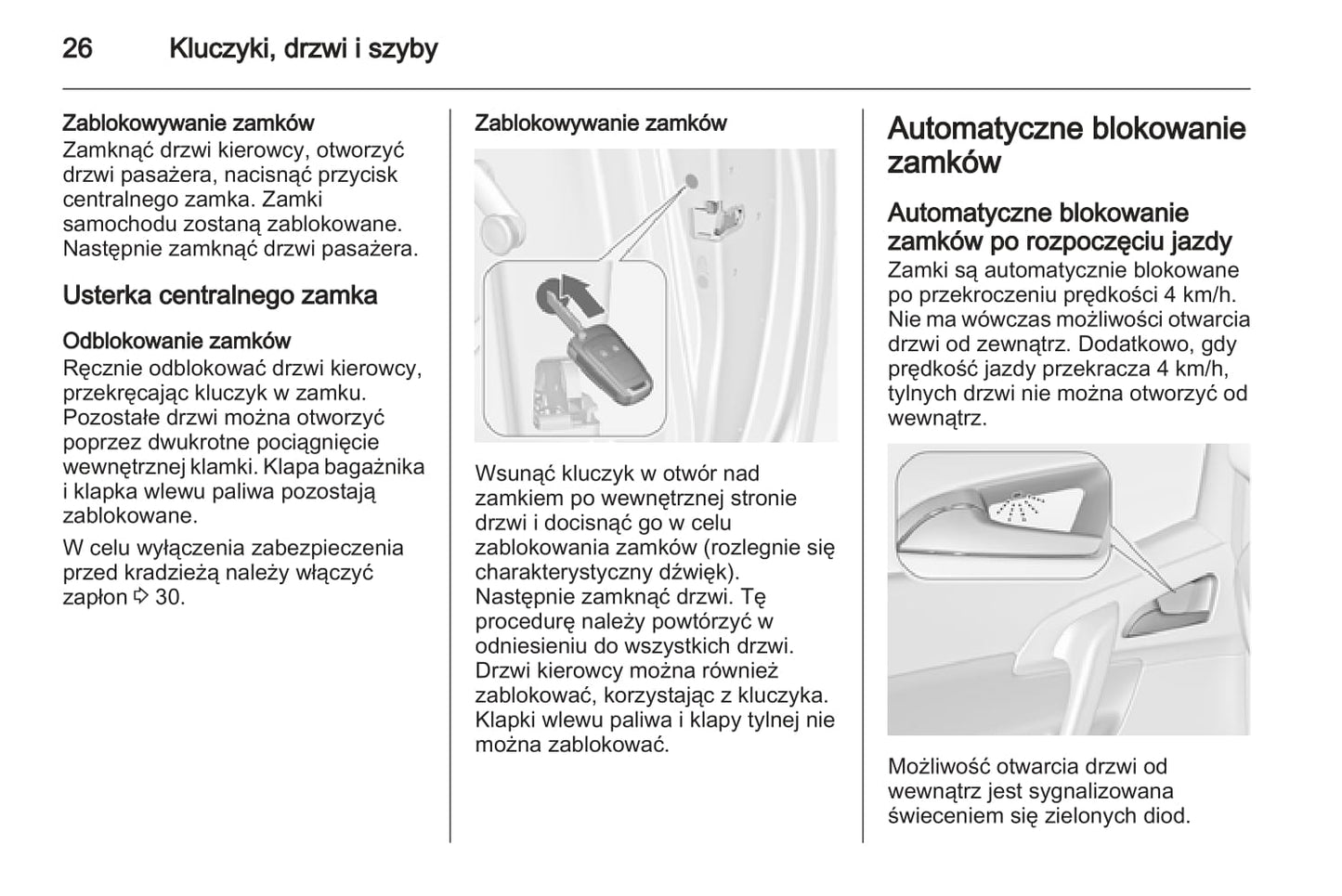 2013 Opel Meriva Bedienungsanleitung | Polnisch