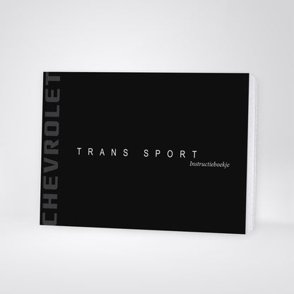 1996-2005 Chevrolet Trans Sport Gebruikershandleiding | Nederlands