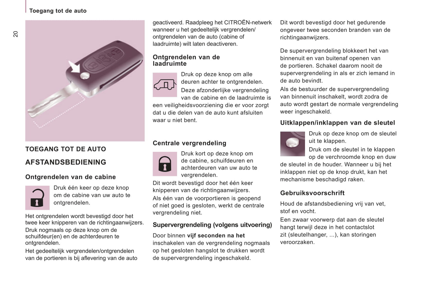 2014-2016 Citroën Jumpy Owner's Manual | Dutch