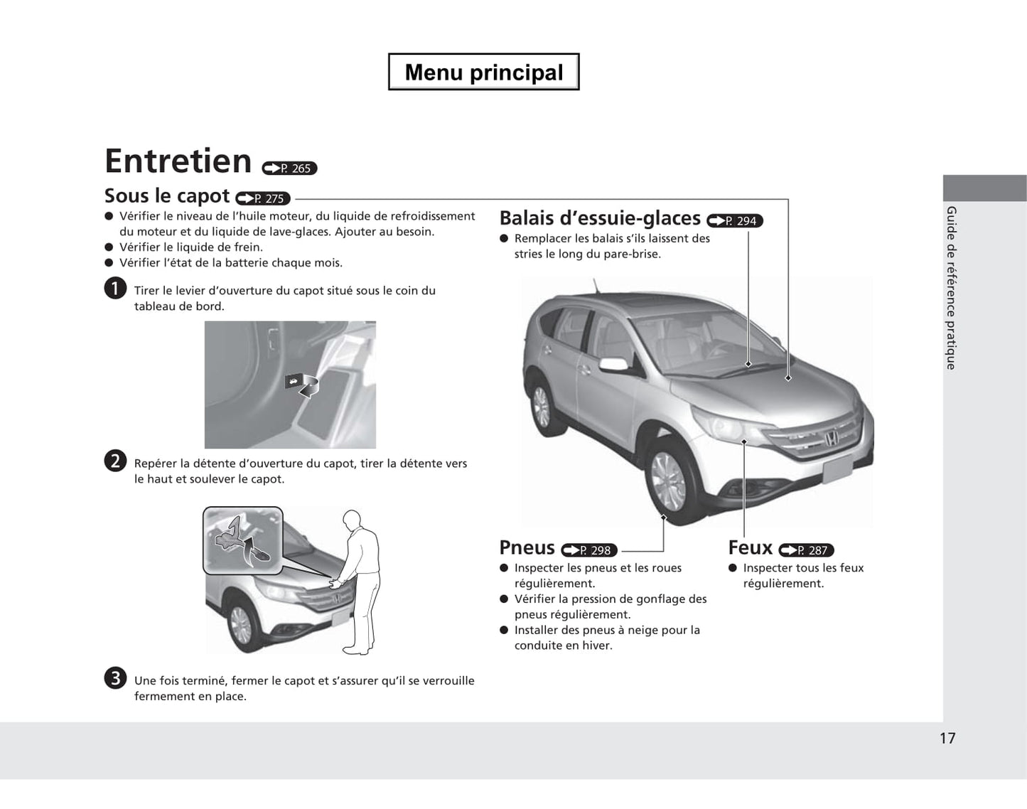 2013 Honda CR-V Gebruikershandleiding | Frans