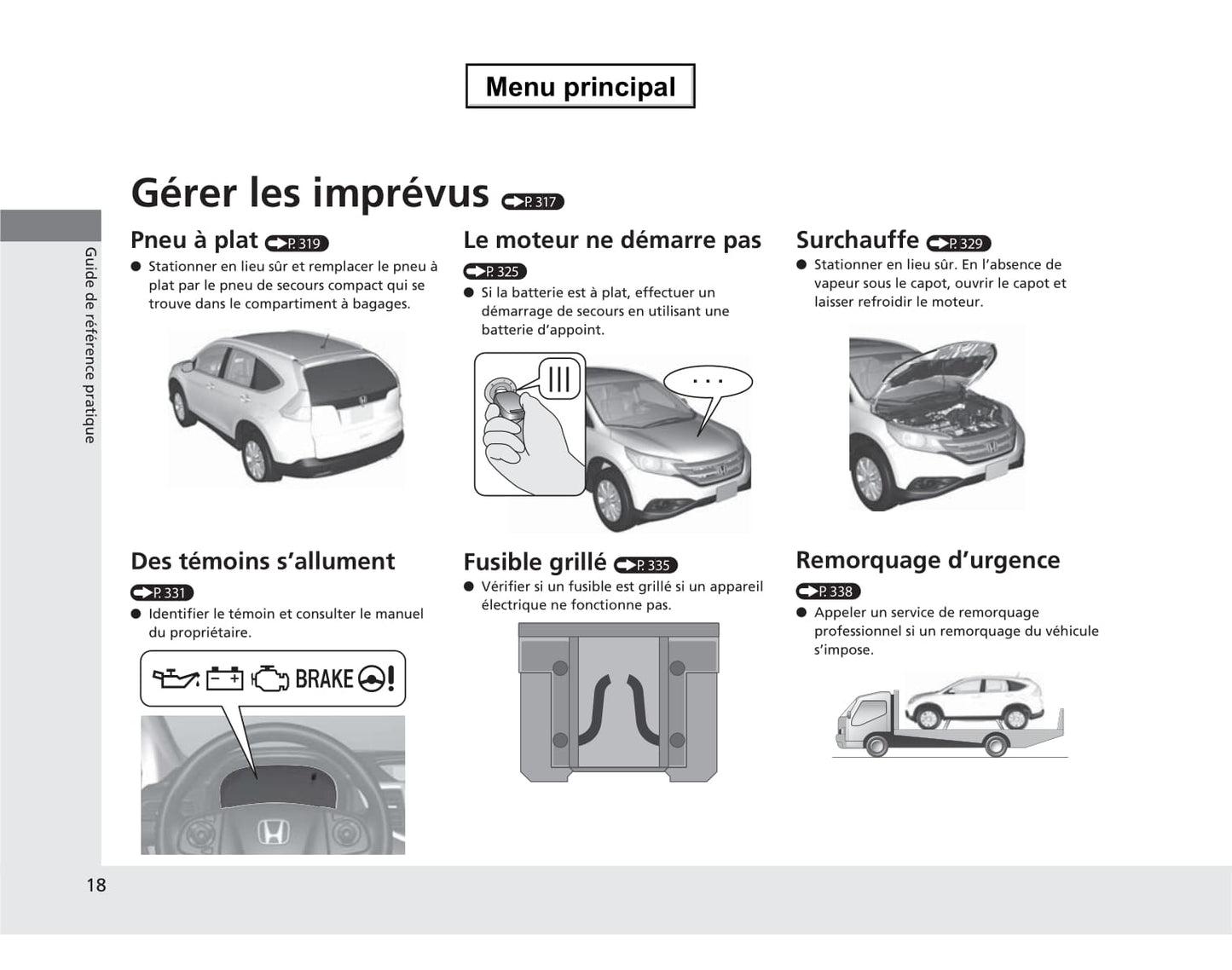 2013 Honda CR-V Gebruikershandleiding | Frans