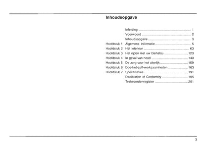 2007-2016 Daihatsu Cuore Owner's Manual | Dutch