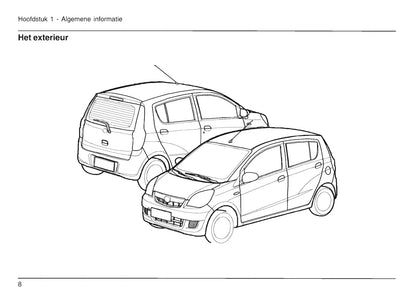 2007-2016 Daihatsu Cuore Manuel du propriétaire | Néerlandais