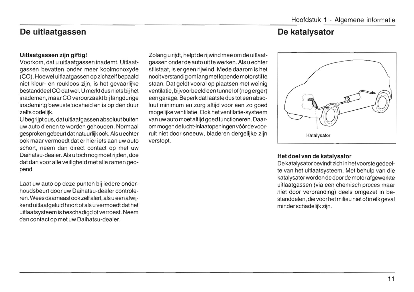 2007-2016 Daihatsu Cuore Owner's Manual | Dutch