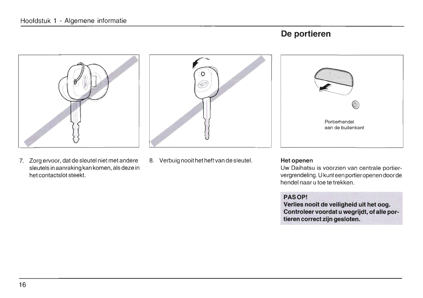 2007-2016 Daihatsu Cuore Owner's Manual | Dutch