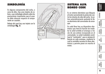 2008-2011 Alfa Romeo Brera Owner's Manual | Spanish