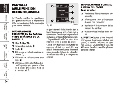 2008-2011 Alfa Romeo Brera Owner's Manual | Spanish