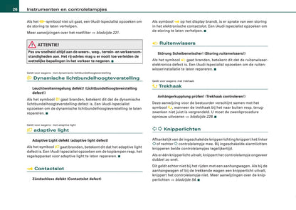 2008-2011 Audi A6 Owner's Manual | Dutch