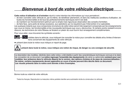 2019-2020 Renault Zoe Gebruikershandleiding | Frans