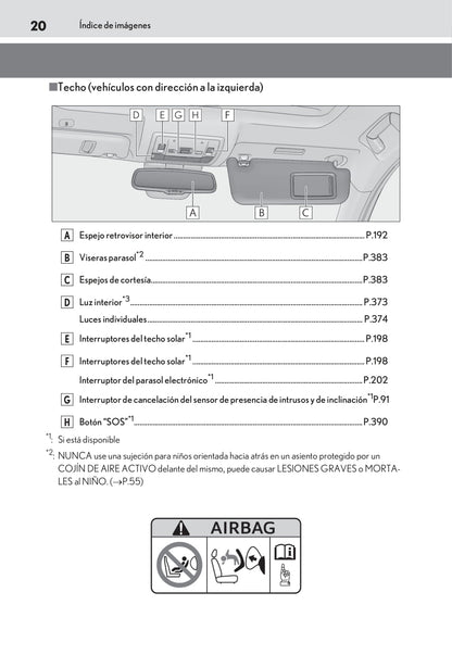 2018-2019 Lexus NX 300h Owner's Manual | Spanish