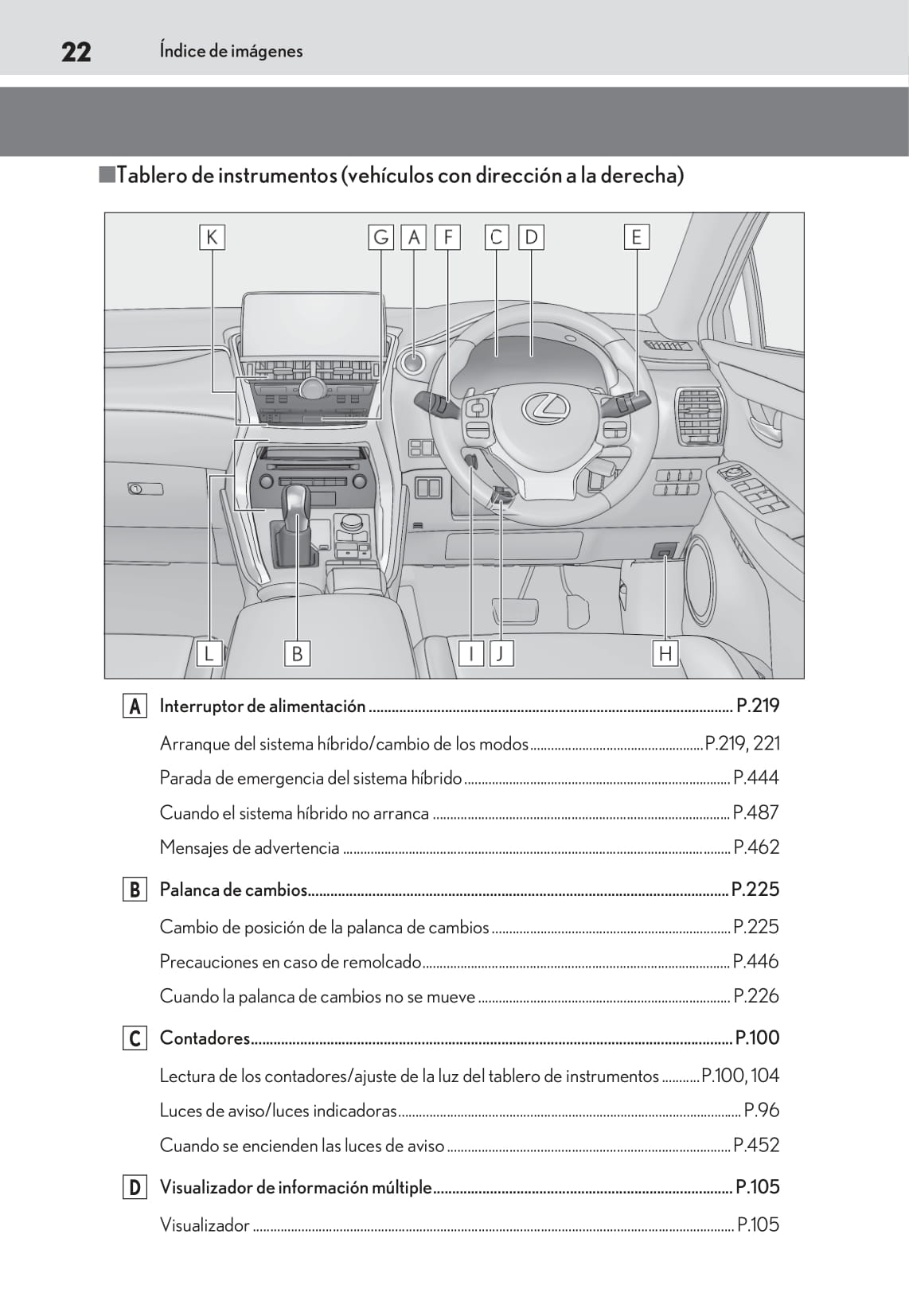 2018-2019 Lexus NX 300h Gebruikershandleiding | Spaans