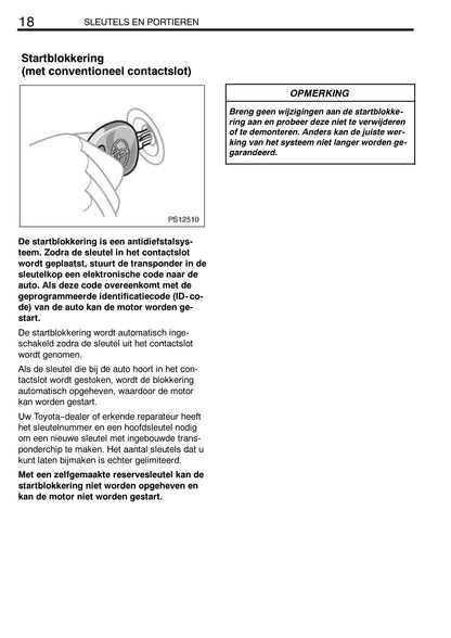 2005-2006 Toyota Yaris Gebruikershandleiding | Nederlands