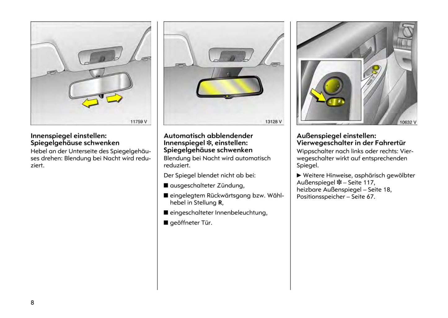 1999-2003 Opel Omega Owner's Manual | German