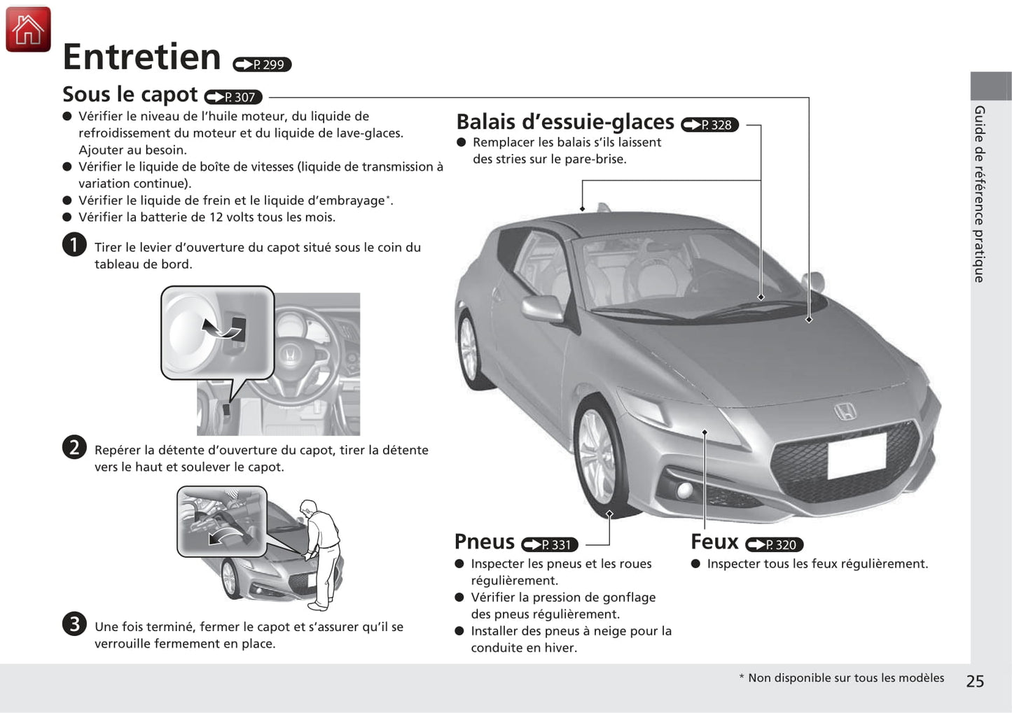 2016 Honda CR-Z Gebruikershandleiding | Frans