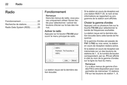 2015-2016 Opel Antara Owner's Manual | French