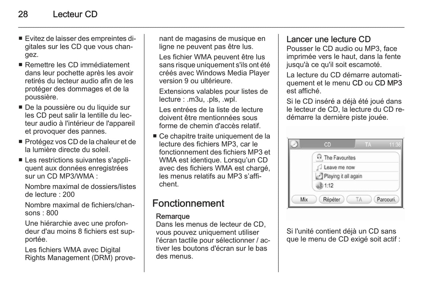 2015-2016 Opel Antara Owner's Manual | French