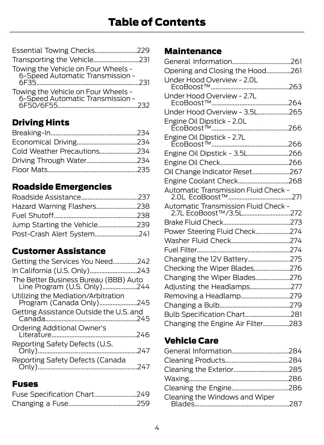 2016 Ford Edge Owner's Manual | English