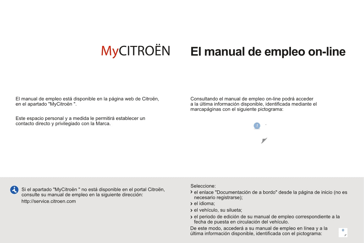 2014-2015 Citroën Berlingo Owner's Manual | Spanish