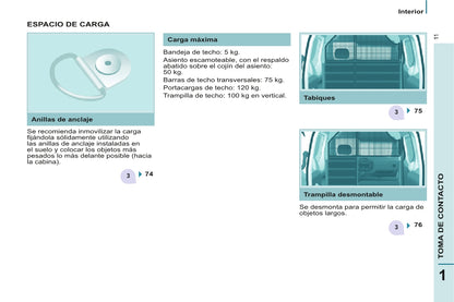 2014-2015 Citroën Berlingo Owner's Manual | Spanish