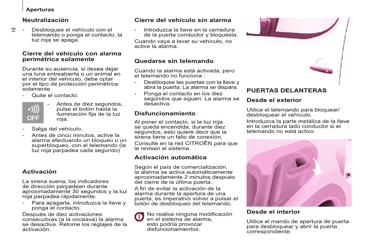 2014-2015 Citroën Berlingo Owner's Manual | Spanish