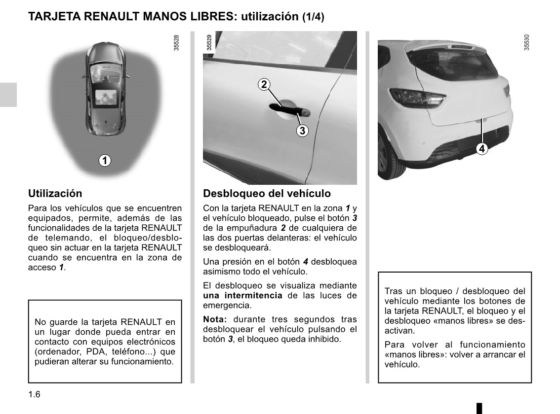 2015-2016 Renault Clio Gebruikershandleiding | Spaans
