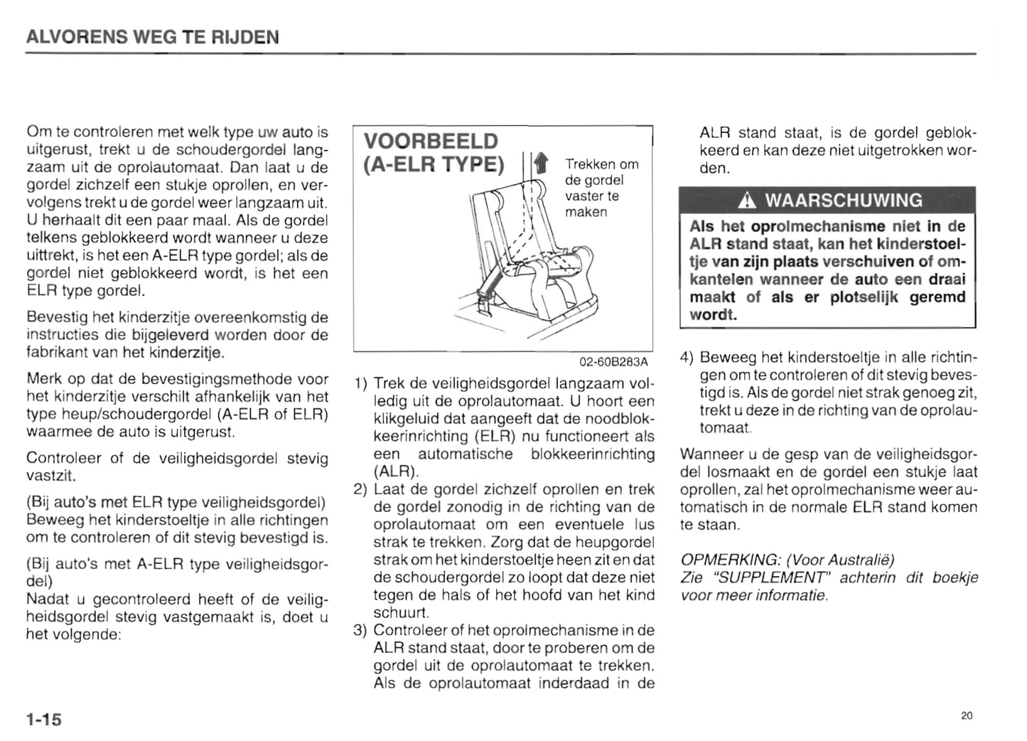 1997-2000 Suzuki Wagon R+ Owner's Manual | Dutch