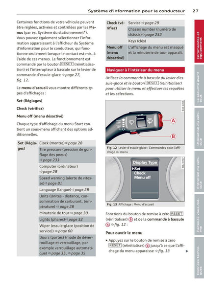 2014 Audi R8 Spyder Gebruikershandleiding | Frans