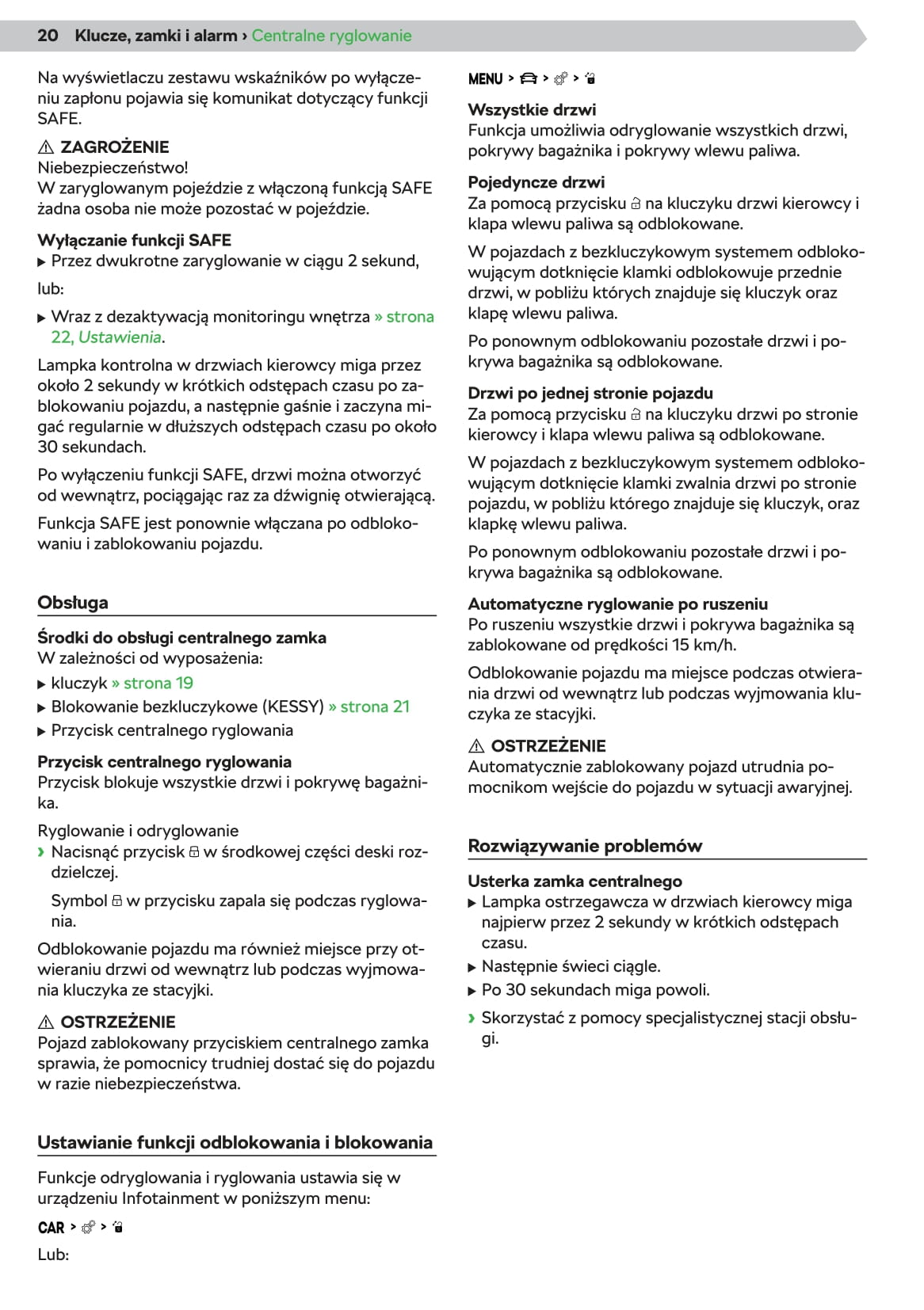 2019-2020 Skoda Kamiq Gebruikershandleiding | Pools