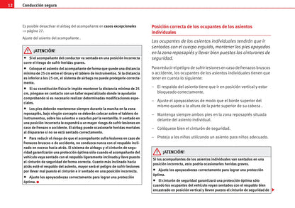 2000-2010 Seat Alhambra Owner's Manual | Spanish