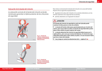 2000-2010 Seat Alhambra Owner's Manual | Spanish