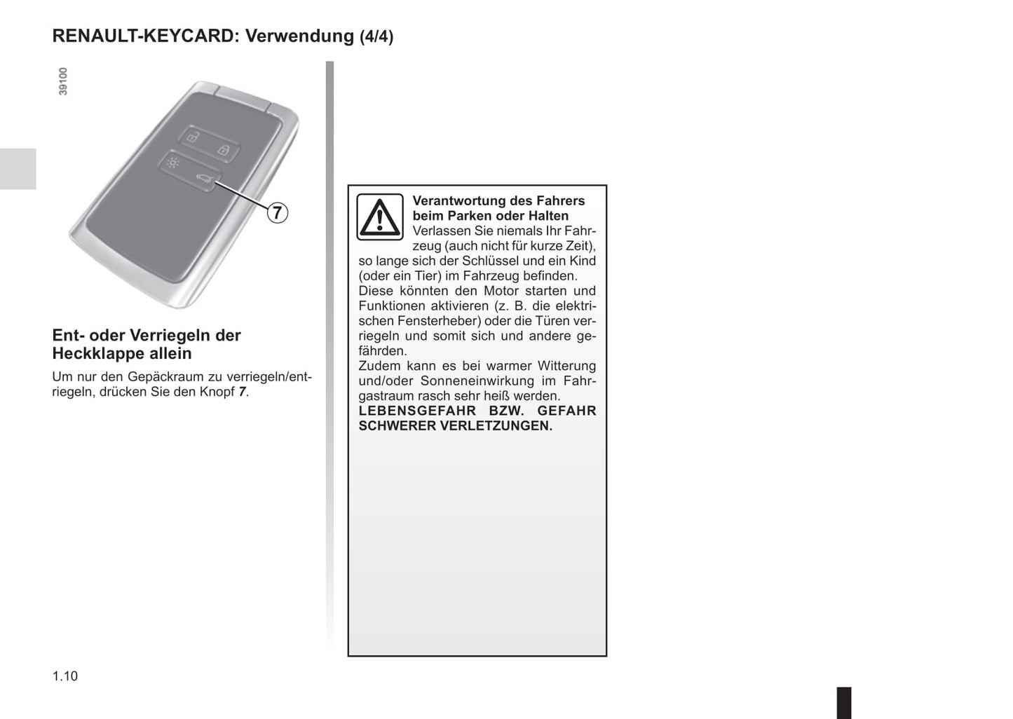 2017-2018 Renault Koleos Owner's Manual | German