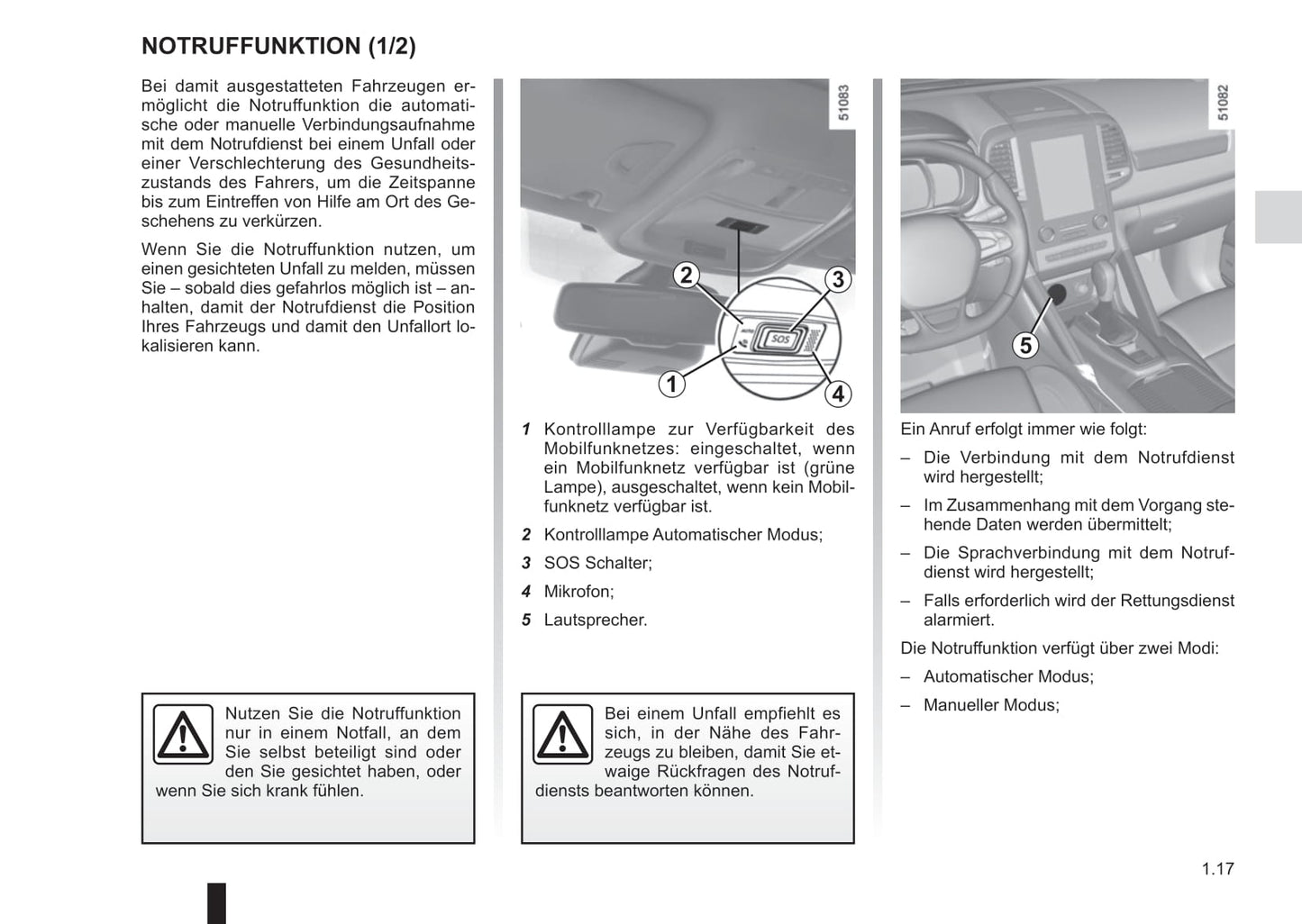 2017-2018 Renault Koleos Owner's Manual | German