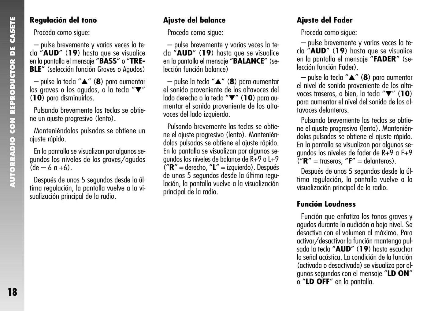 Alfa Romeo 156 / 156 GTA Autorradio Instrucciones 2004 - 2007