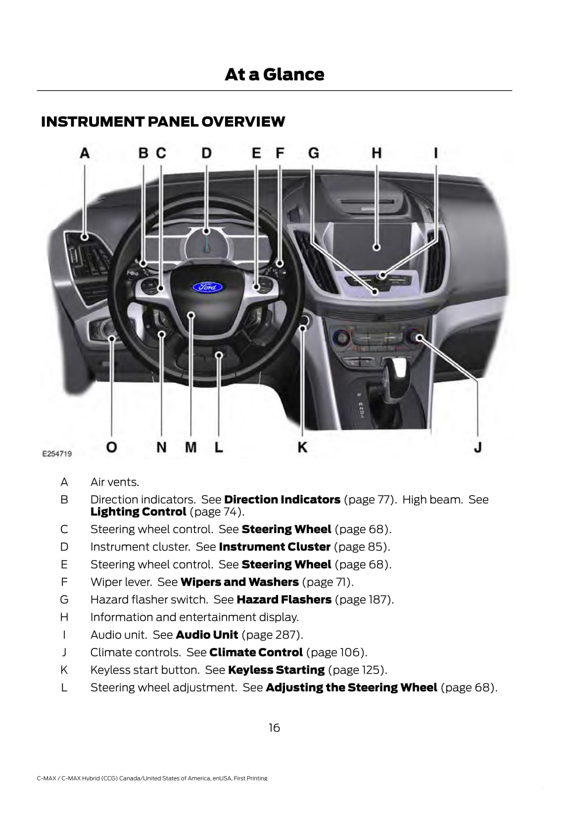 2015-2018 Ford C-Max Gebruikershandleiding | Engels