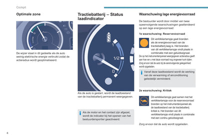 2017-2018 Peugeot Partner Electric/Partner Tepee Electric Owner's Manual | Dutch