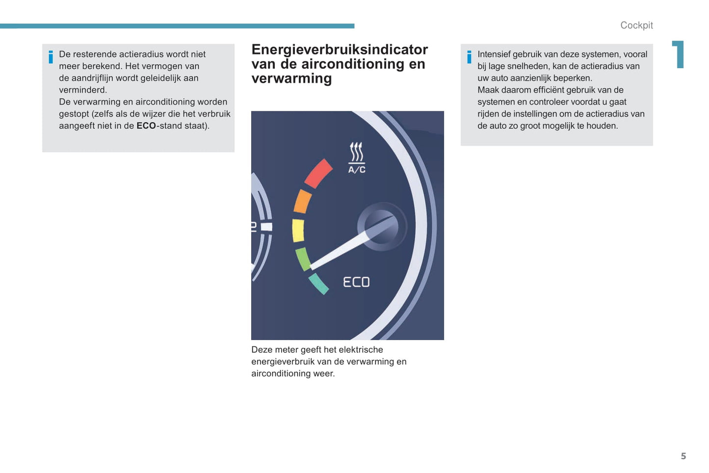 2017-2018 Peugeot Partner Electric/Partner Tepee Electric Owner's Manual | Dutch