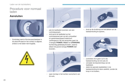 2017-2018 Peugeot Partner Electric/Partner Tepee Electric Owner's Manual | Dutch