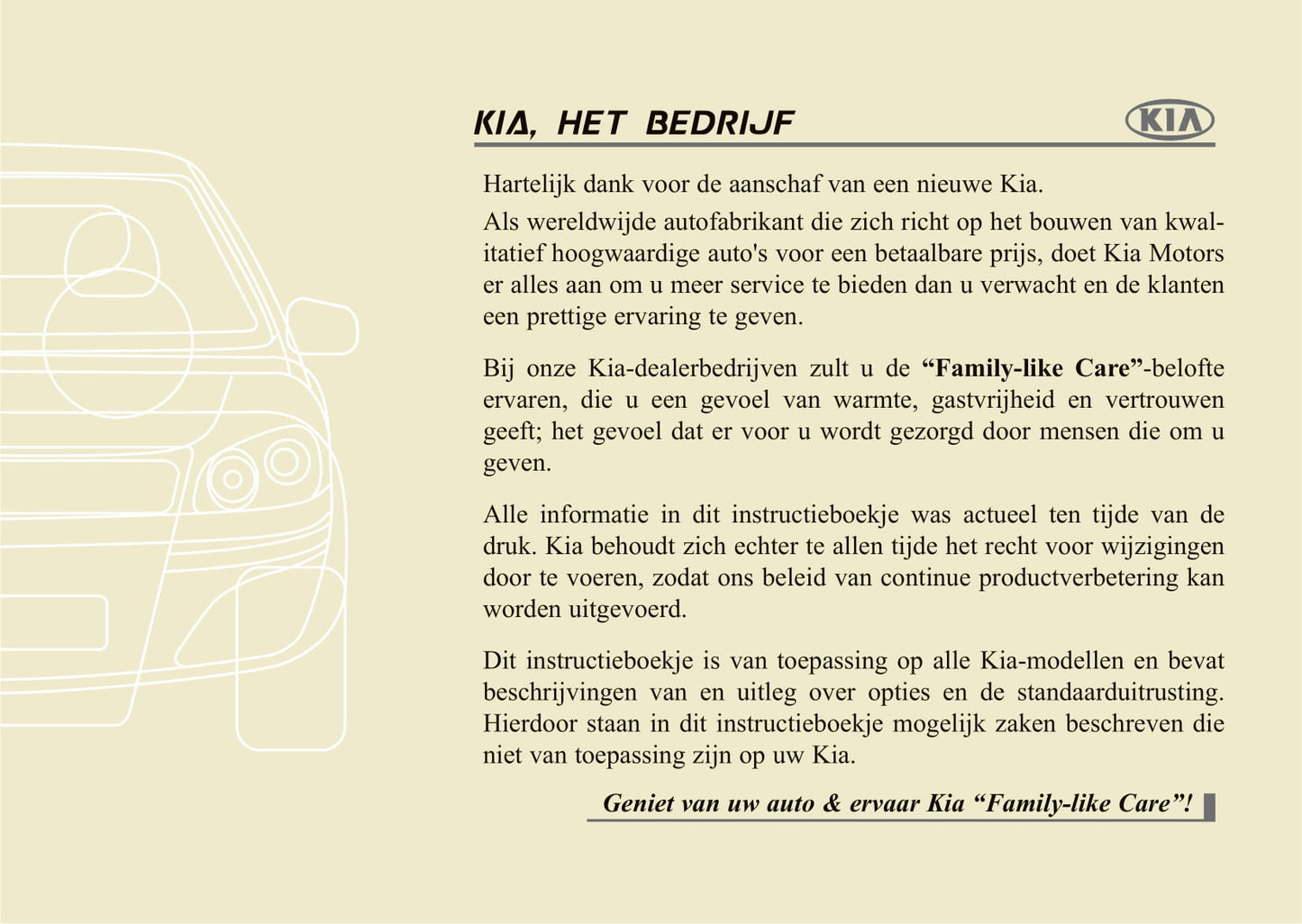 2010-2011 Kia Cee'd Gebruikershandleiding | Nederlands