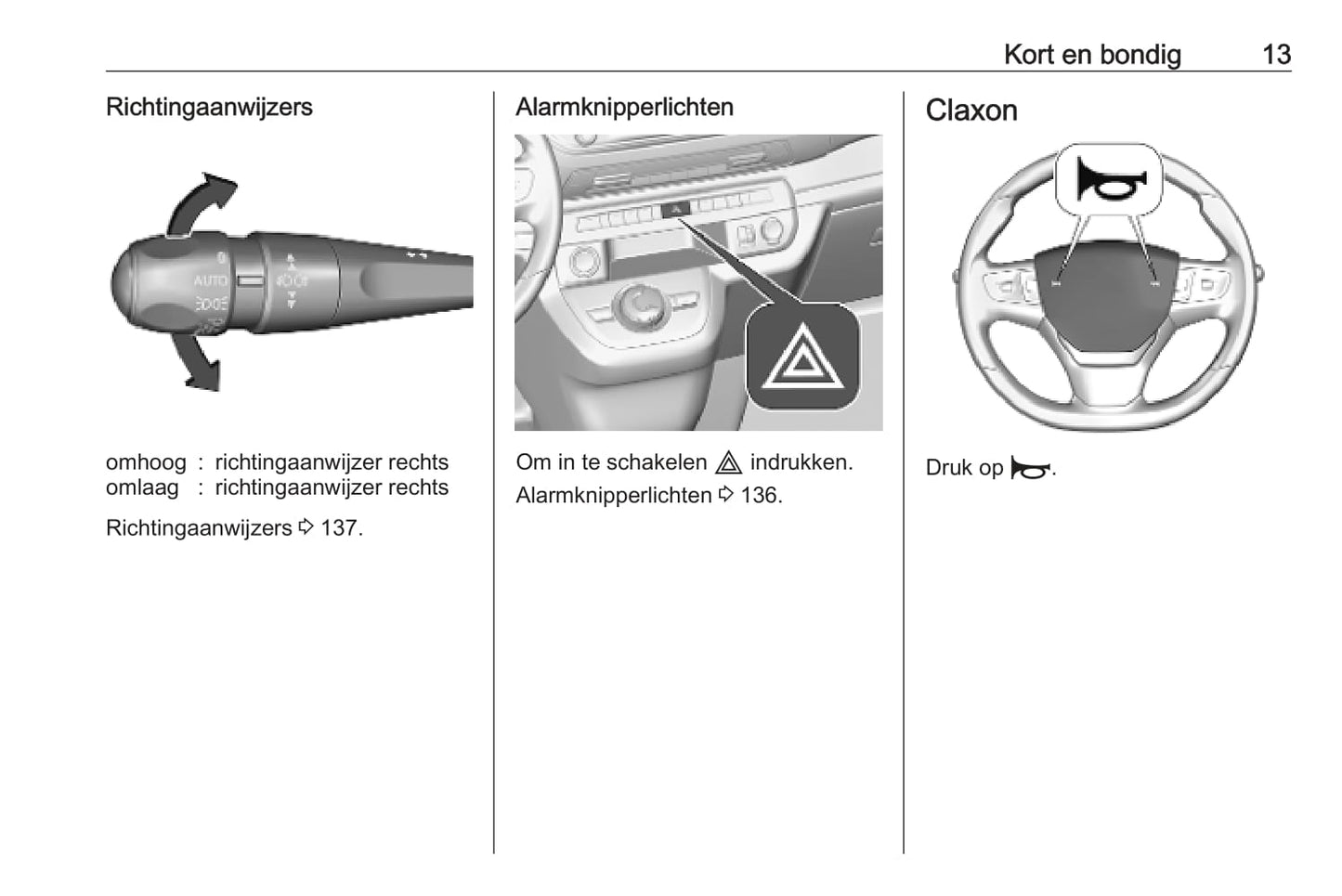 2019-2023 Opel Vivaro Gebruikershandleiding | Nederlands