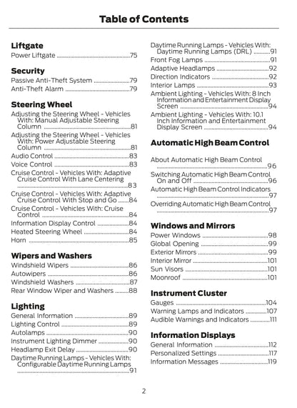 2020 Ford Explorer Owner's Manual | English