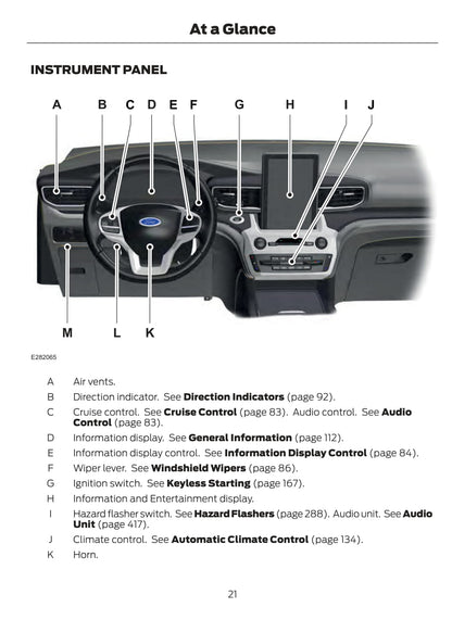 2020 Ford Explorer Owner's Manual | English