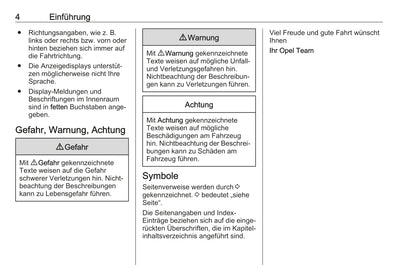 2018-2019 Opel Vivaro Owner's Manual | German