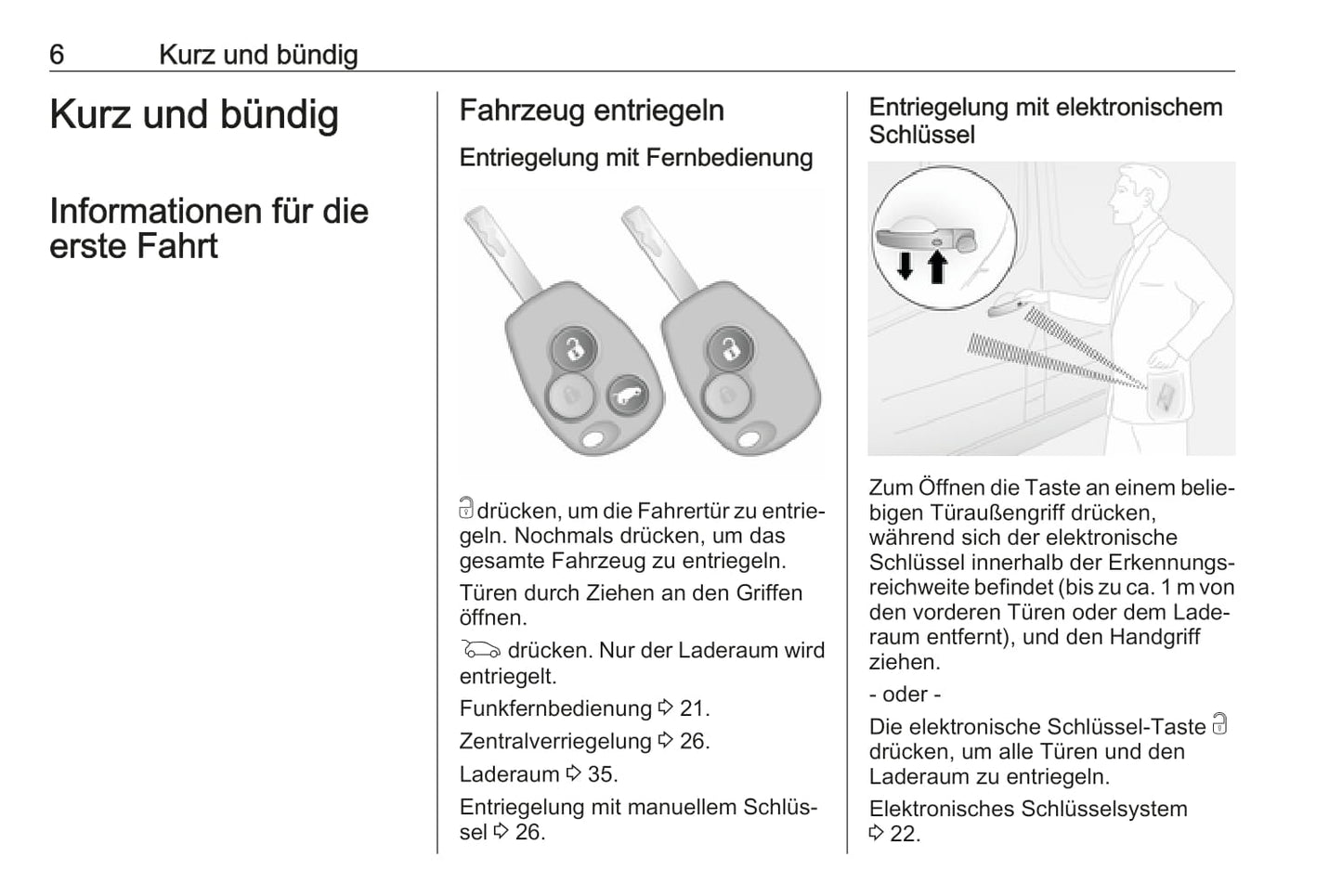 2018-2019 Opel Vivaro Owner's Manual | German