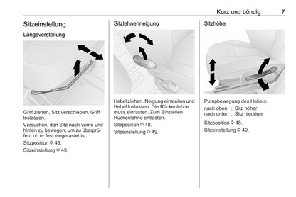 2018-2019 Opel Vivaro Owner's Manual | German