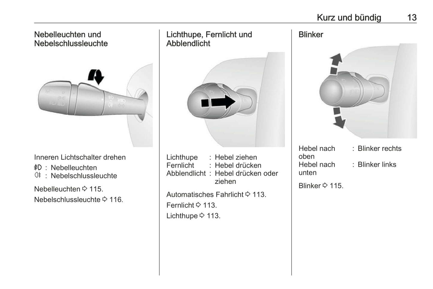 2018-2019 Opel Vivaro Owner's Manual | German