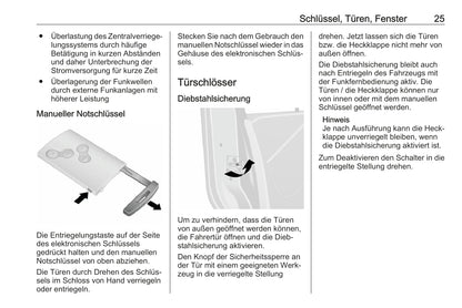 2018-2019 Opel Vivaro Owner's Manual | German